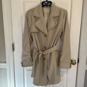 Merona trench coat gold buttons/stitching
